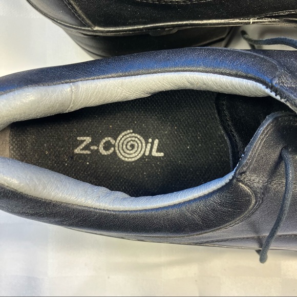 Z-COIL Back Pain Relief Coil Comfort Orthotic Therapeutic Black Dress Shoes, 12 - Picture 3 of 13